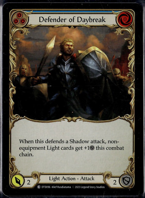 Defender of Daybreak (Blue) DTD096 Foil Flesh and Blood TCG FAB TCG