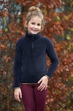 Covalliero Childrens Teddy Sweater - Dark Navy - 8/9yrs