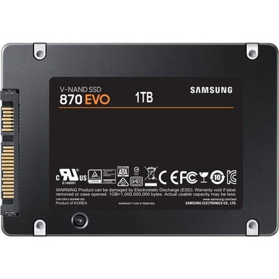 Samsung 1TB 870 EVO SATA III 2.5'' Internal SSD MZ-77E1T0B/AM 100% Life