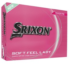 Srixon SOFT FEEL LADY Golf ball for ladies |Low One Size, PASSION PINK 