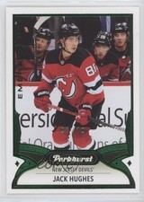 2021-22 Upper Deck Parkhurst Stars Emerald Ice 7/10 Jack Hughes #232 05bx