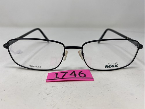 Marco de gafas de borde completo de metal negro Camelot Pure-T MAX T502 BK 61-18-150 1746 - Imagen 8 de 8