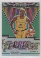 2021 Panini Prizm WNBA Fearless Green Prizm Erica Wheeler #9 6wi