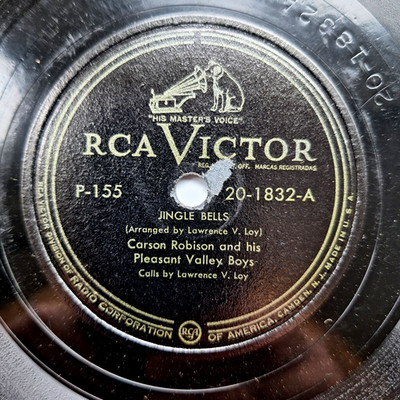 Carson Robison Paddy Dear/Jingle Bells Victor 20-1832 78RPM 1946