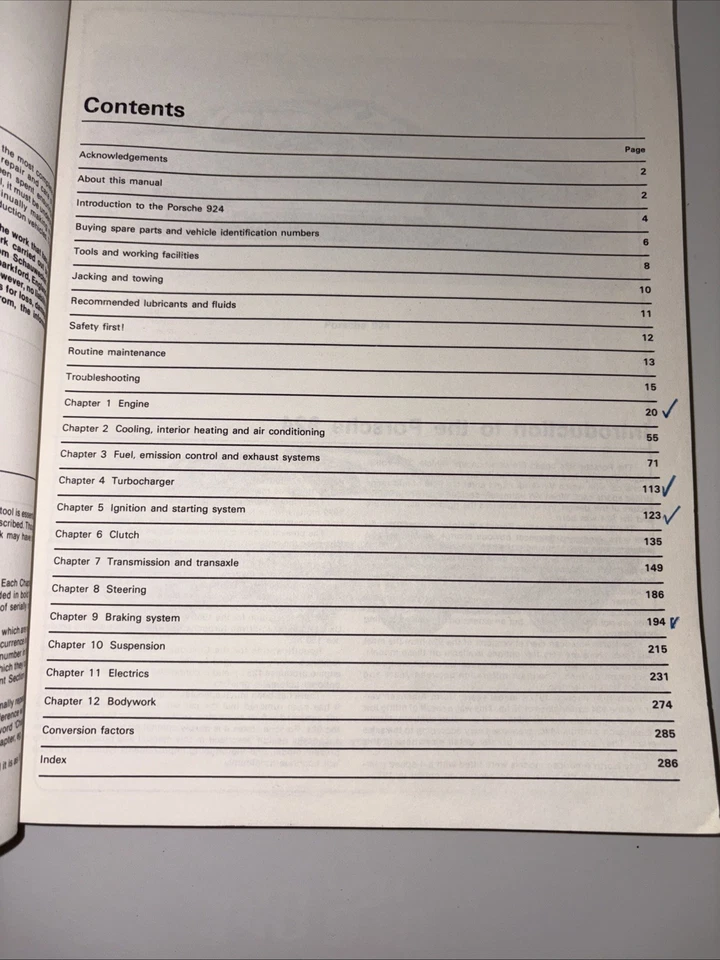 Porsche 924 y Turbo 1976 a 1980 todos los modelos manual de taller del propietario Foto 3 de 4