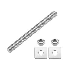 Barra Filettata M14x120mm Acciaio 304 con Dadi Rondelle