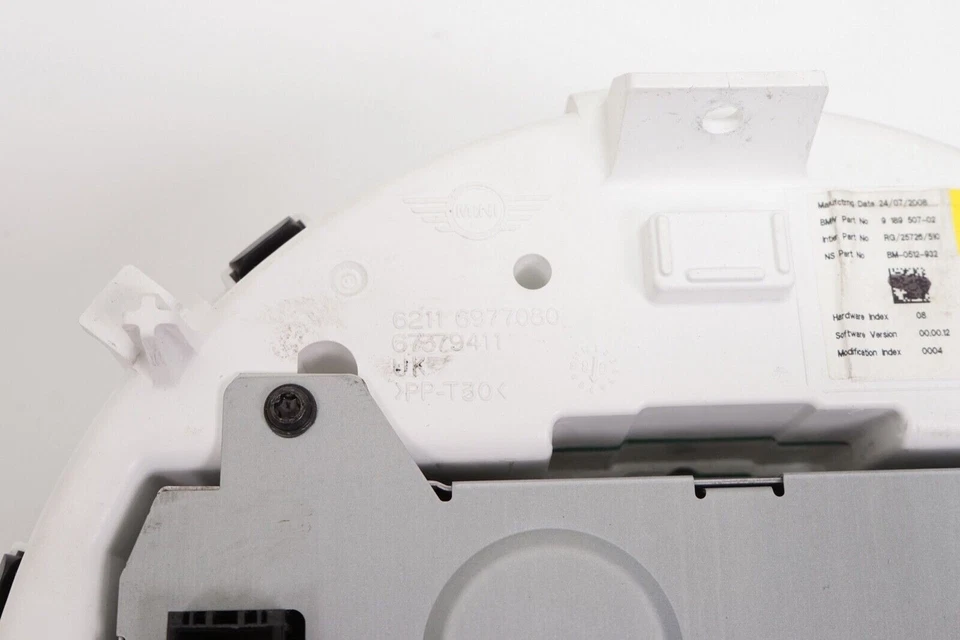 Cuadro de instrumentos calibre MINI COOPER radio navegación OEM 2007-2010 Foto 4 de 4