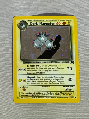 Pokemon Dark Magneton Team Rocket 11/82