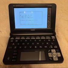 Casio EX-word XD-U8600 Electronic Dictionary Black Fully Tested Study Tool