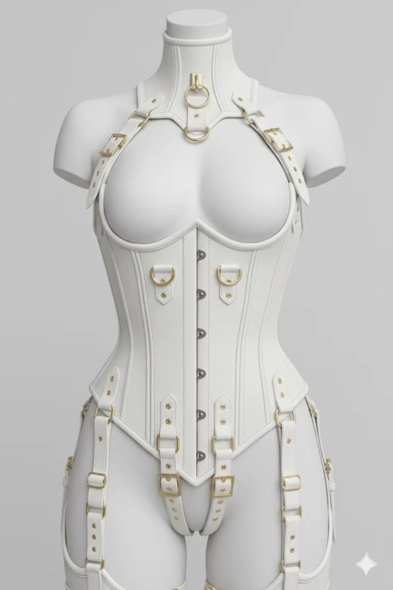 White Harness In Women's Corsets & Bustiers for sale | eBay