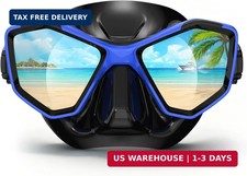 Scuba Mask Adults, Snorkel Diving Mask, Freediving Mask, Snorkeling Gear Swimmin