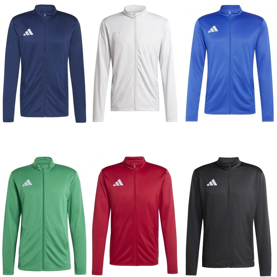 adidas Trainingsjacke Sportjacke Herren Freizeitjacke schwarz rot UVP 39,99€ - Bild 1 von 1
