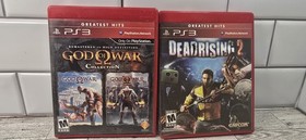 3 Ps3 Playstation Greatest Hits  God Of War Dead Rising Gran Turismo TESTED
