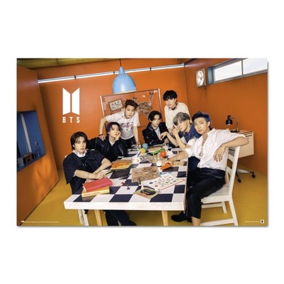 Poster BTS (K-Pop) - Superstars Orange - Quer 91,5x61cm NEU 15696 ge