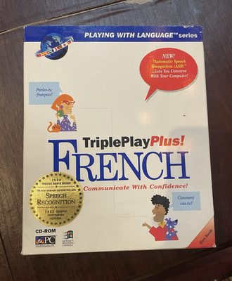 Syracuse Language Systems TriplePlayPlus! French CD-ROM Windows/MS-DOS
