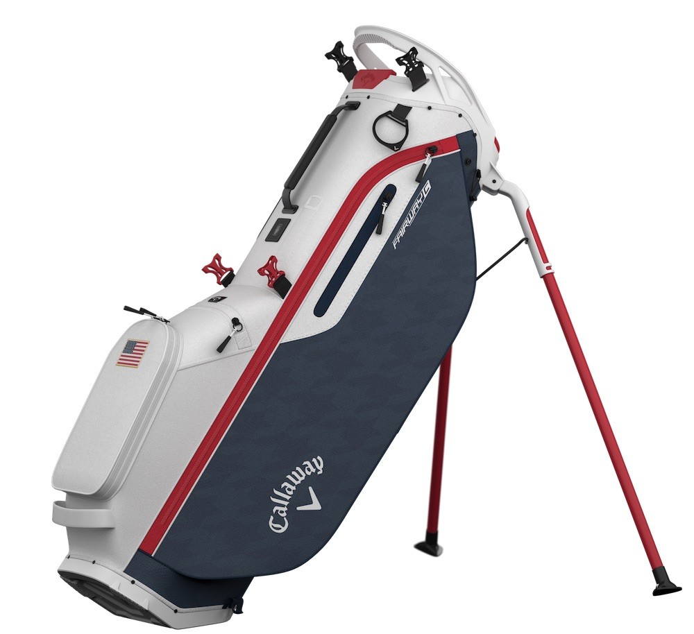 Fairway C 2024 Stand Bag, White/Navy/Red - Callaway Golf
