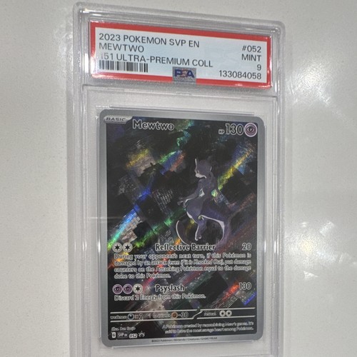 Pokemon PSA 9 Mewtwo 052 SVP Scarlet & Violet Promo Cards EN Holo