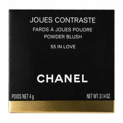Chanel Joues Contraste Powder Blush 55 In Love  Soft Apricot Golden Shimmer AU
