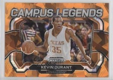 2024-25 Panini Prizm Draft Picks Campus Legends Orange Ice Kevin Durant #3 1nu2