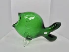 New ListingBlenko Glass 5433C Guppy Fish Vase Clover Crackle W/label 1st Quality