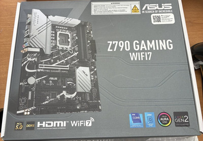 ASUS Z790 GAMING WIFI7 LGA1700 DDR5 PCIe 5.0 WiFi 7 Motherboard ''NO IO SHIELD''