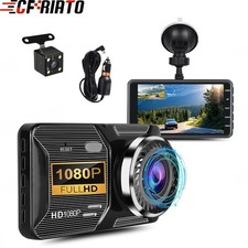 4" Dual Dash Cam FHD 1080P Autokamera Car DVR Videorecorder Nachtsicht G-Sensor