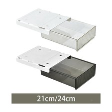 Under Desk Drawer Style Storage Box Under Table Storage Shelf for Kitchen