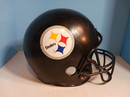 Vintage Franklin Pittsburgh Steelers Replica Football Helmet Youth Made USA - Picture 3 of 12