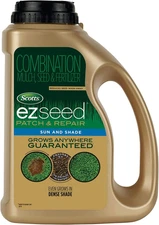 EZ Seed Patch & Repair Sun and Shade Mulch, Grass Seed, Fertilizer Combination f