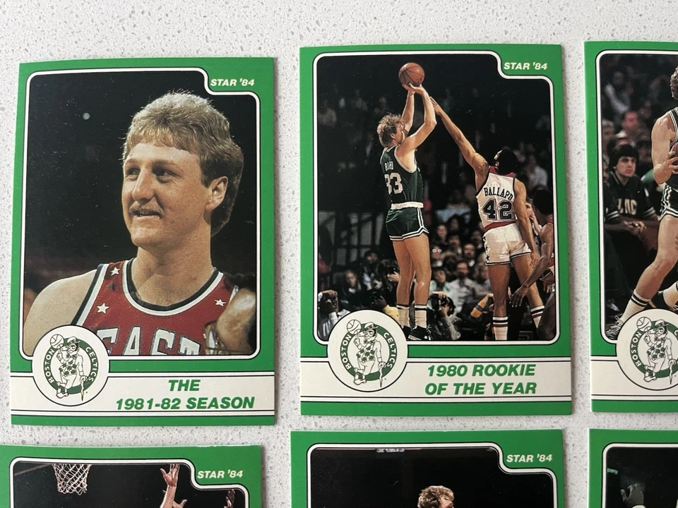 Raro Juego de 18 Cartas Larry Bird - Estrella 84 - 1984 Foto 4 de 4