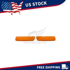 2pcs Front Bumper Reflector Side Marker Light Amber For Vw Mk6 Golf Gti