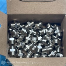 Parker 0901-00-13 Box of 50 Pneumatic Straight Adapter Fitting 9187