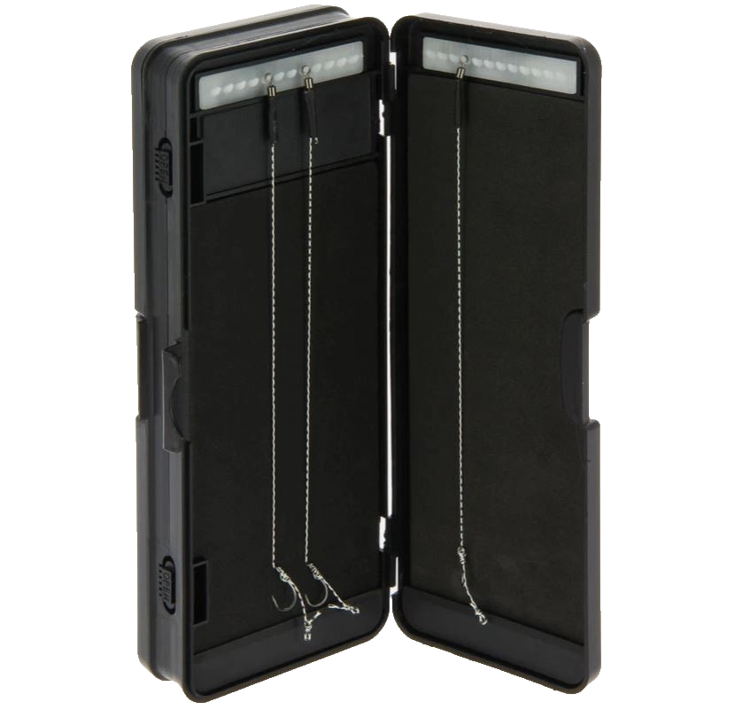 NEW NGT CARP COARSE FISHING RIG WALLET 6 DIVIDERS HOLDS 72 HAIR RIGS TACKLE 920