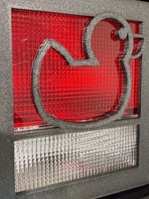 Duck Outline Version in 3D Blk for Jeep JK/JKU/JL Rear Tail Light Covers 19-26