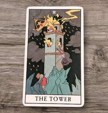 La Tour Tarot Sorcière Moderne Lisa Sterle Art Remplacement Carte Unique Uniquement