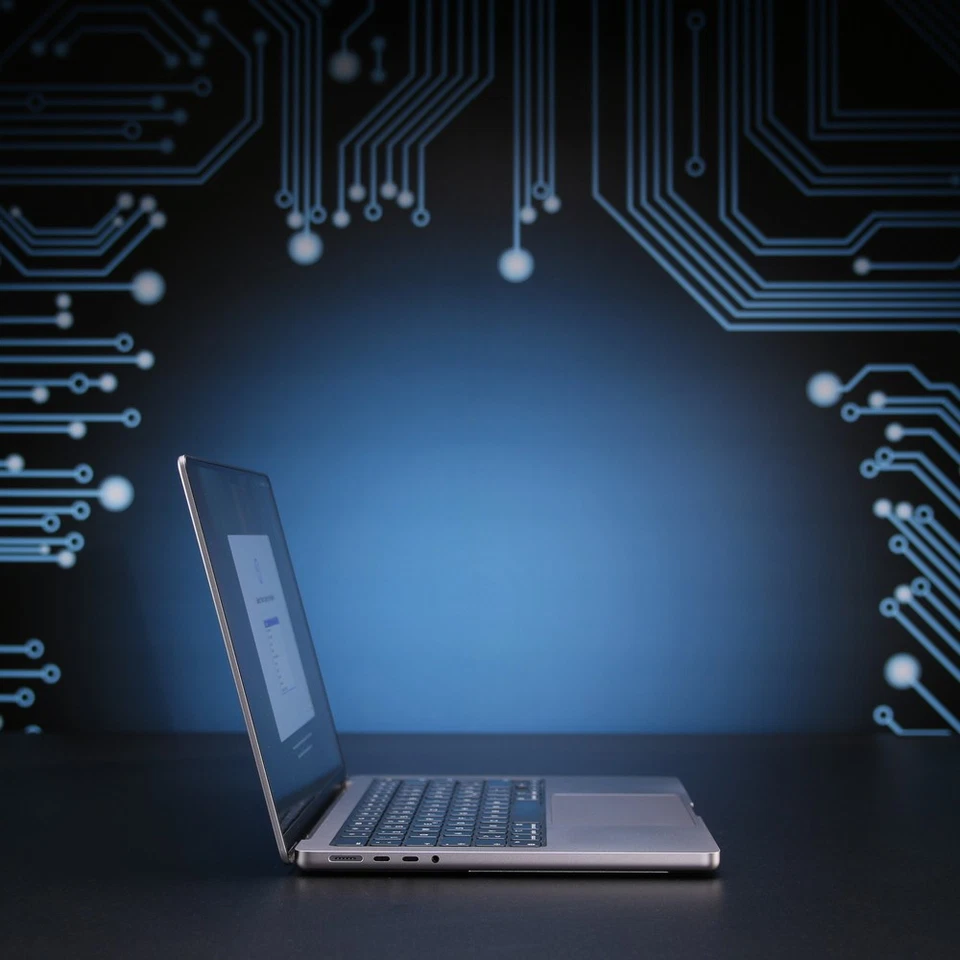 Apple Macbook Pro 14" (2021) // M1 Pro (8C CPU, 14C GPU), 16 GB RAM, 512 GB SSD - Bild 2 von 4