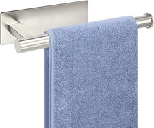 Self Adhesive Hand Towel Holder 9 Inch, Thickened 304 Stainless Steel Hand Towel