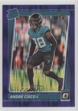 2021 Panini Donruss Optic Rated Rookie Purple Shock Prizm Andre Cisco #278 09wc