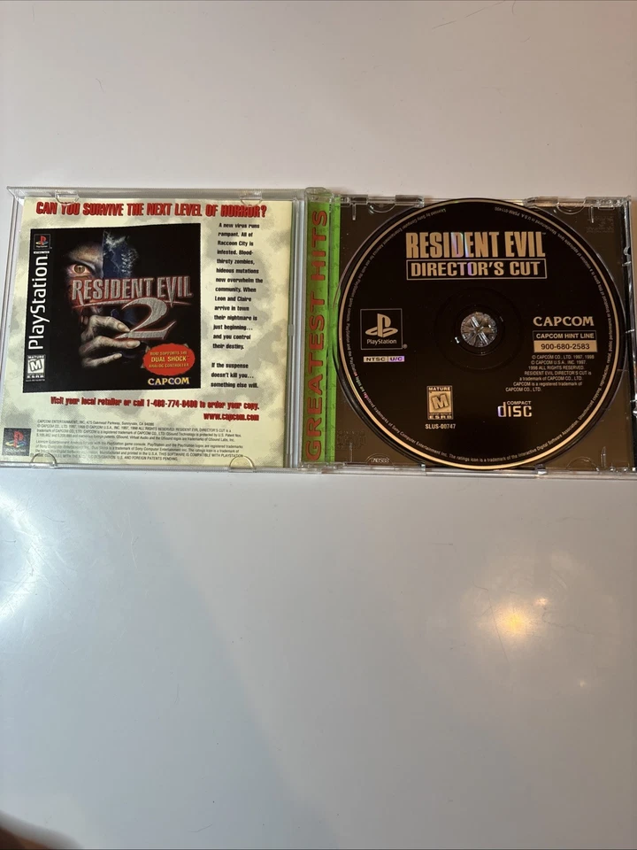 Resident Evil Director's Cut (Sony PlayStation 1, 1998) - Image 3 of 4
