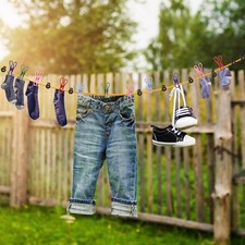 Portable Travel Clothesline Cord Adjustable 26ft Camping Clothes Line Laundry...