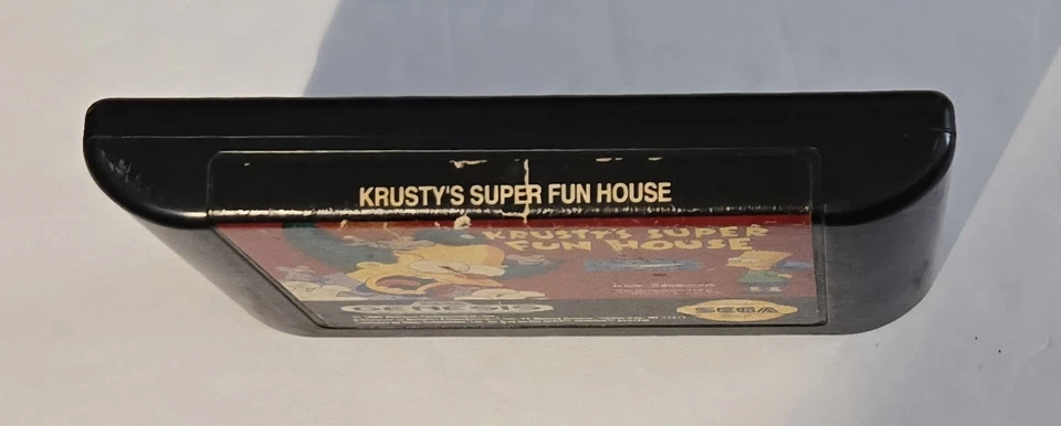 Krusty's Super Fun House Sega Genesis, 1994 Cartridge Only Tested - Image 3 of 4