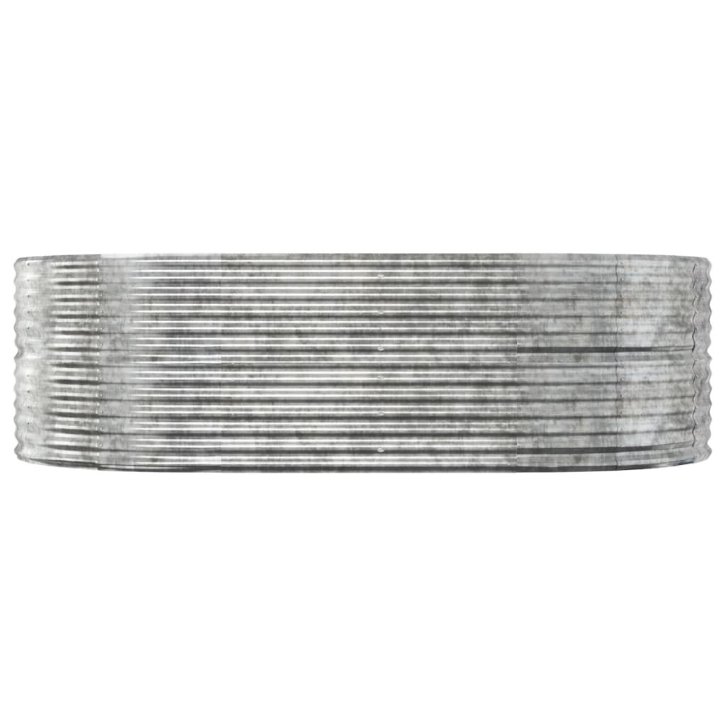 vidaXL Letto da Giardino 212x140x68cm Argento | Offerta Acciaio Zincato - 2