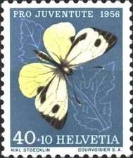 Timbre Papillons Suisse 585 ** - 85257FU
