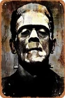 Bheuriza Frankenstein Tin Metal Signs Home Décor 8x12 Vintage Poster Horror Scie