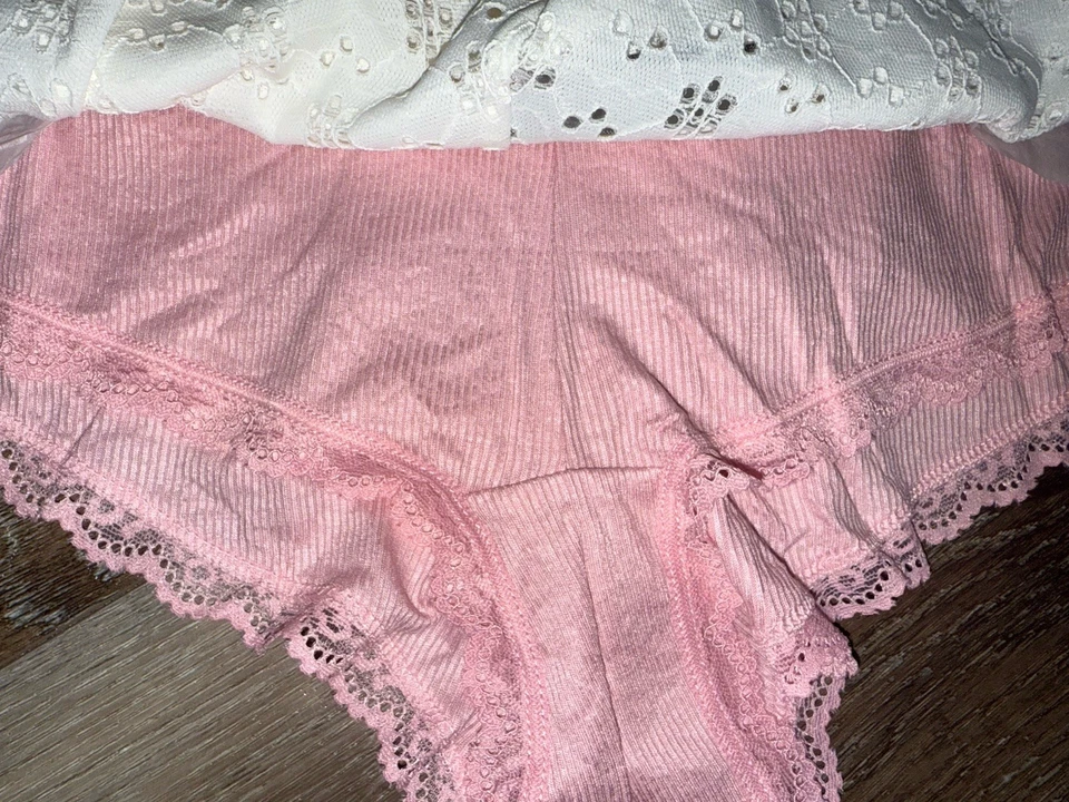 Daisy Fuentes ~ Ropa interior corta para mujer y niño Bragas Mezcla de nailon 5 pares de encaje ~ XL Foto 3 de 4