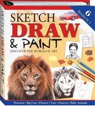 Sketch, Draw and Paint (Binder) by Hinkler Books PTY Ltd Hardback Book The Fast