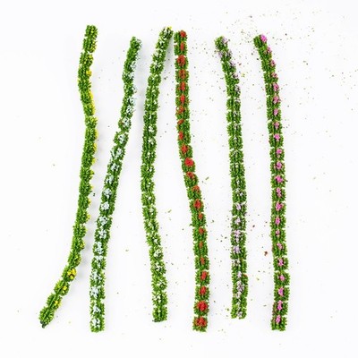 Modellmodellgras Wildblumen Wildblumen gemischt gemischt Blumen Modellgras