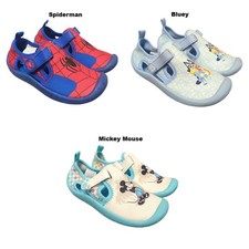 Ground Up Toddler Boys Character Hook  Loop Closure Water Shoes