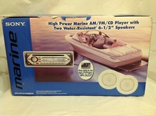 Sony High Power Marine AM/FM/CD Player w/ Speakers - XPL-GT1016MPKG - Brand New