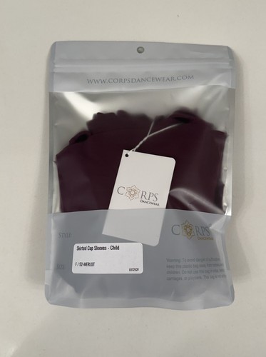 NEW IN BAG Size MC Corps Dancewear Ballet Dress Merlot/Wine/Burgundy Color - Picture 3 of 5